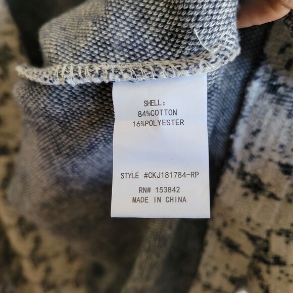 Melloday Plus Size Womens Open Front Cardigain Size 1x In Gray - Picture 7 of 13